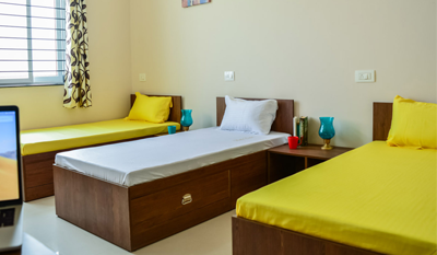 2 Sharing with attached washroom